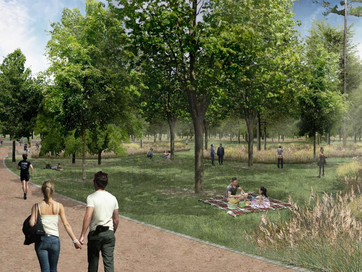 Rendering of eastern glades (courtesy of MPC)