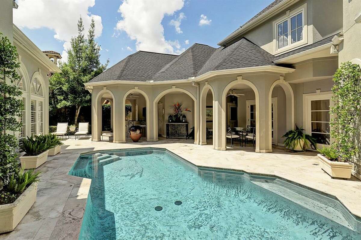 Stunning French stucco mansion for sale in Houston for millions