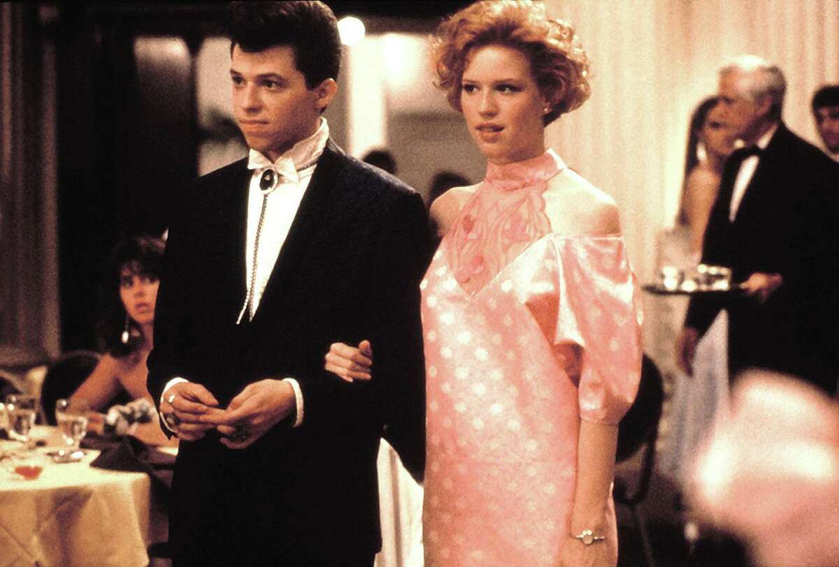 Don’t forget to dress up. Jon Cryer and Molly Ringwald in “Pretty in Pink”