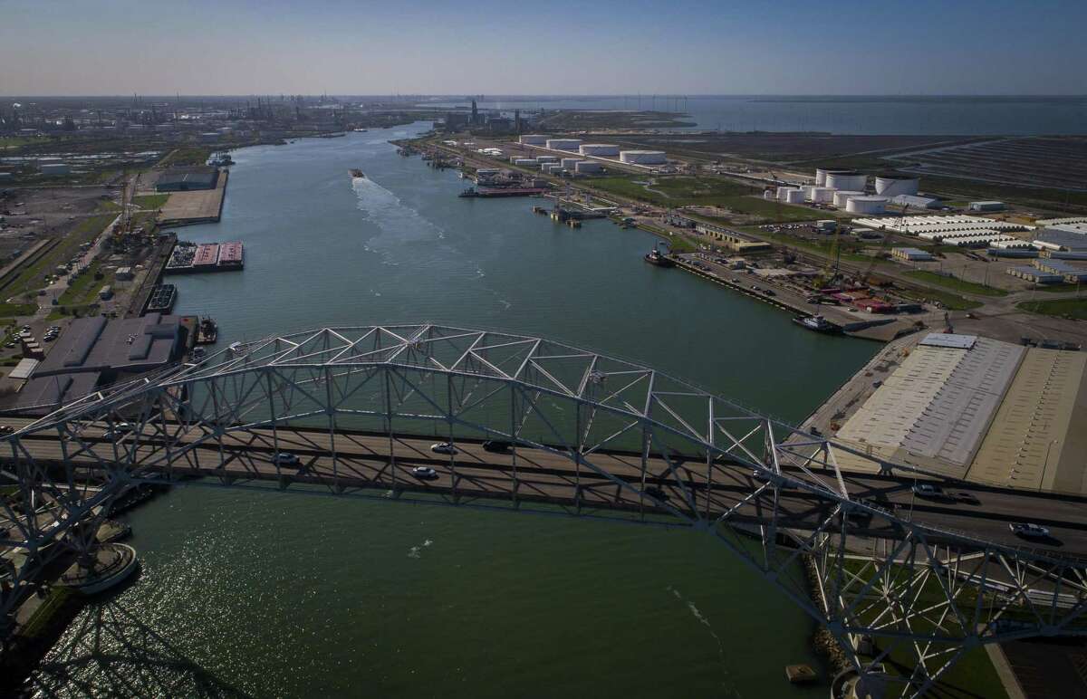 A new report says the U.S. will become a net exporter of petroleum by the early 2020s, the first time since the country will have achieved such a feat since at least 1949. Pictured is the Port of Corpus Christi, a major U.S. hub for crude oil exports.