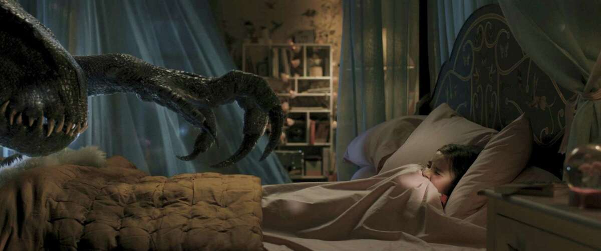 Isabella Sermon in a scene from “Jurassic World: Fallen Kingdom.”