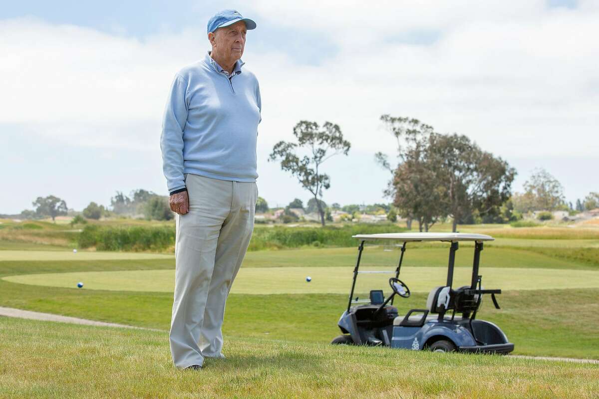 Rees Jones stands for a portrait at the south course of Corica Park, Wednesday, June 20, 2018, in Alameda, Calif. Jones is the golf course architect of the Corica Park South Course.
