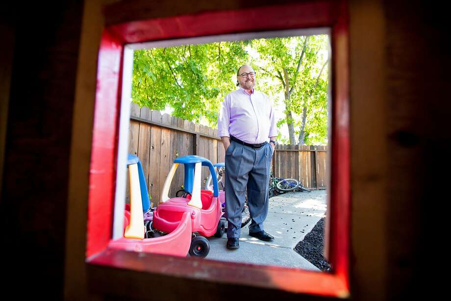 John Eckstrom, CEO of Shelter, Inc., stands for a portrait at Mountain View Emergency Family Shelter in Martinez, Calif., on Thursday, June 21, 2018. Photo: Noah Berger / Special To The Chronicle