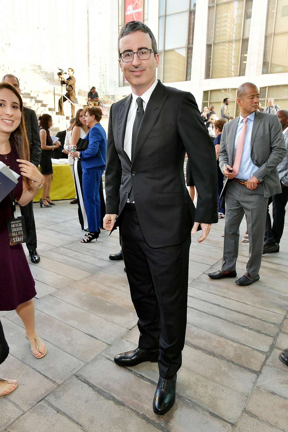 Comedian John Oliver attends Lincoln Center's American Songbook Gala at Alice Tully Hall on May 29, 2018 in New York City.  “Yeah, that was Rhode Island’s Democratic party chairman pledging delegates while standing next to a calamari ninja. I had no idea that calamari was Rhode Island’s state official appetizer. It might be the first thing I’ve learned about that state that I’ve actually liked. Aside of course, it doesn’t include the city of Danbury, Connecticut." - John Oliver, "Last Week Tonight With John Oliver," August 23, 2020