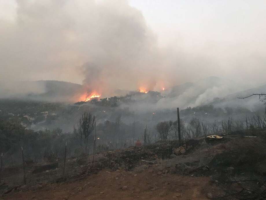 Firefighters are battling a fire in Lake County near the Spring Valley community. Photo: California Department of Forestry and Fire Protection