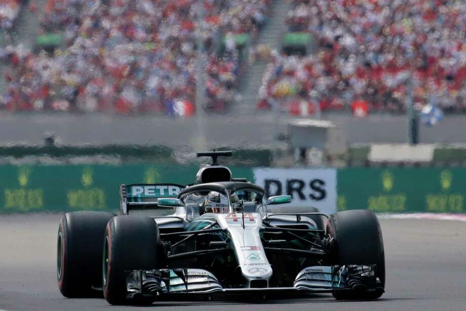 Mercedes driver Lewis Hamilton of Britain races during the French Formula One Grand Prix at the Paul Ricard racetrack, in Le Castellet, southern France, Sunday, June 24, 2018. (AP Photo/Claude Paris) Photo: Claude Paris / Copyright 2018 The Associated Press. All rights reserved