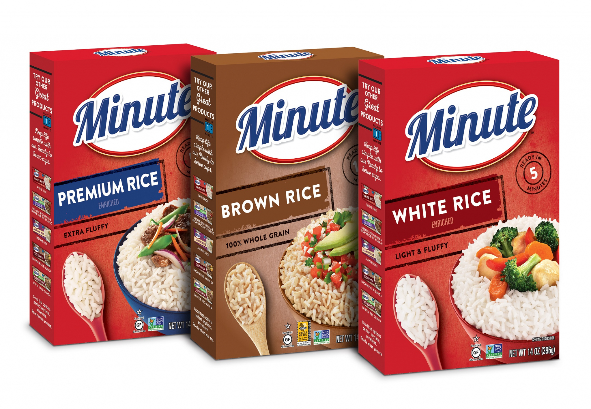 Minute brand rice introduces new packaging