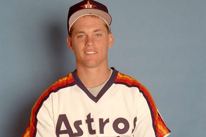 MAJESTIC  KEN CAMINITI Houston Astros 1994 Throwback Home