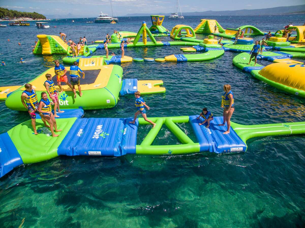 Waterloo floating water park opens on Lake Travis just in time for the ...