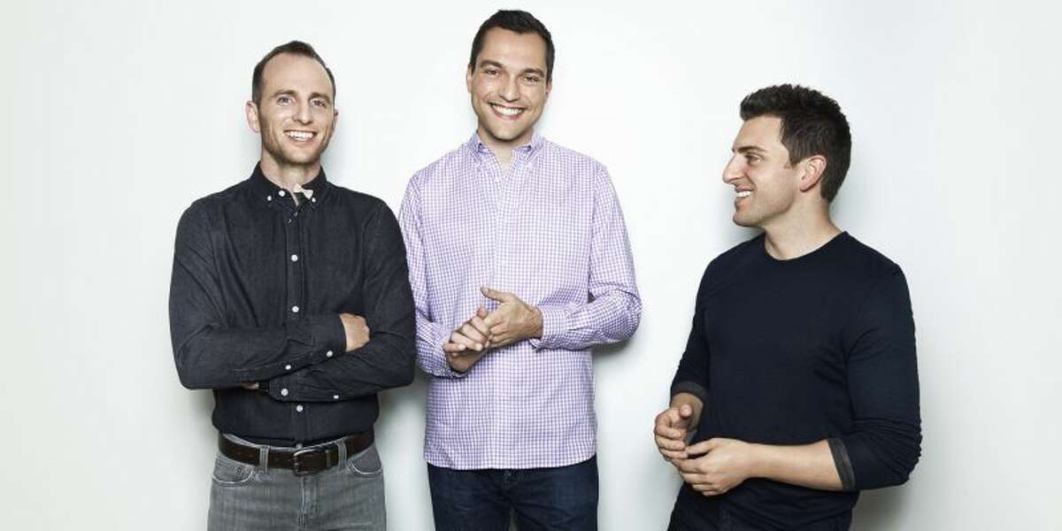 Nathan Blecharczyk, Brian Chesky and Joe Gebbia, Airbnb