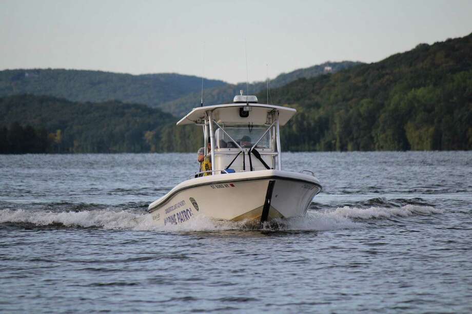 File photo of a marine patrol boat on Candlewood Lake. Photo: Contributed PhotoCLA / Contributed PhotoCLA / News-Times Contributed