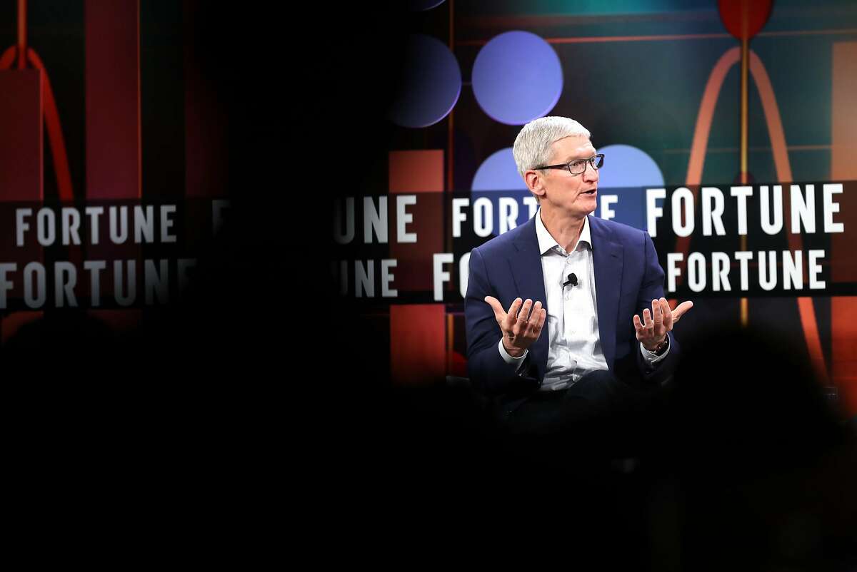 Apple CEO Tim Cook takes part in The Fortune CEO Initiative2018 Annual Meeting at St. Regis in San Francisco, Calif. on Monday, June 25, 2018.