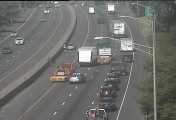 I-95 lanes reopen after dump truck accident