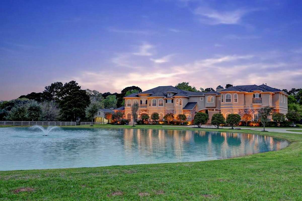 24702 Mesquite River Trail, Hockley$2.8 million13 acres, 8,081 built square feet7 bedrooms, 9 bathrooms$346.49 per square footSee the listing at HAR.com