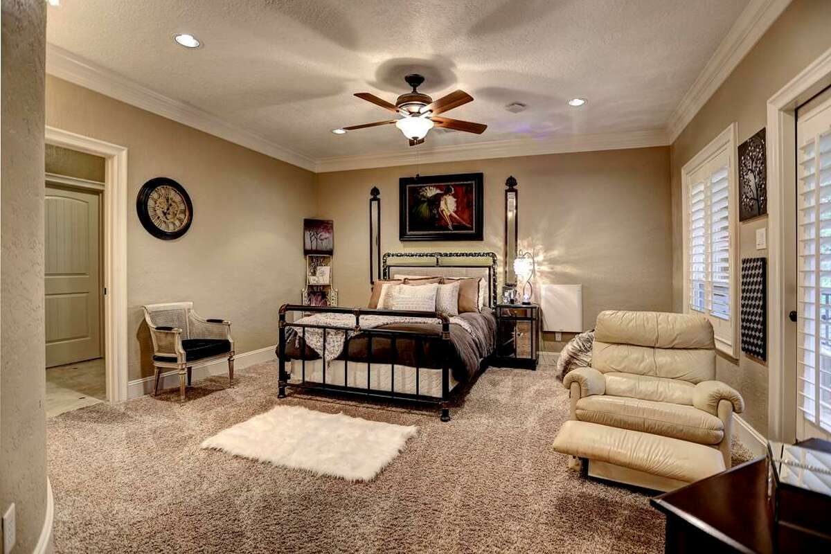 24702 Mesquite River Trail, Hockley$2.8 million13 acres, 8,081 built square feet7 bedrooms, 9 bathrooms$346.49 per square footSee the listing at HAR.com