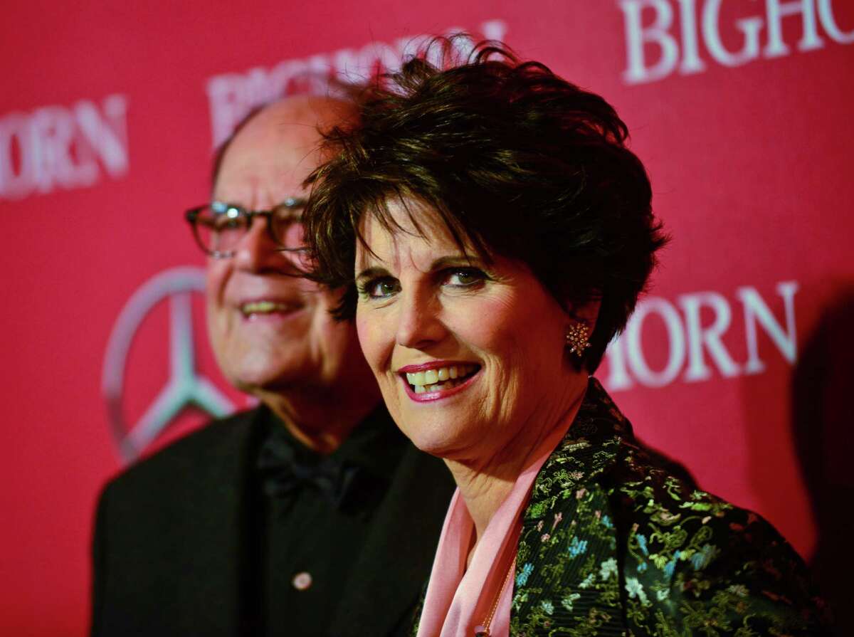 Actor Laurence Luckinbill and actress Lucie Arnaz arrives for the 27th Annual Palm Springs International Film Festival Awards Gala held at the Palm Springs Convention Center on January 2, 2016 in Palm Springs, California.