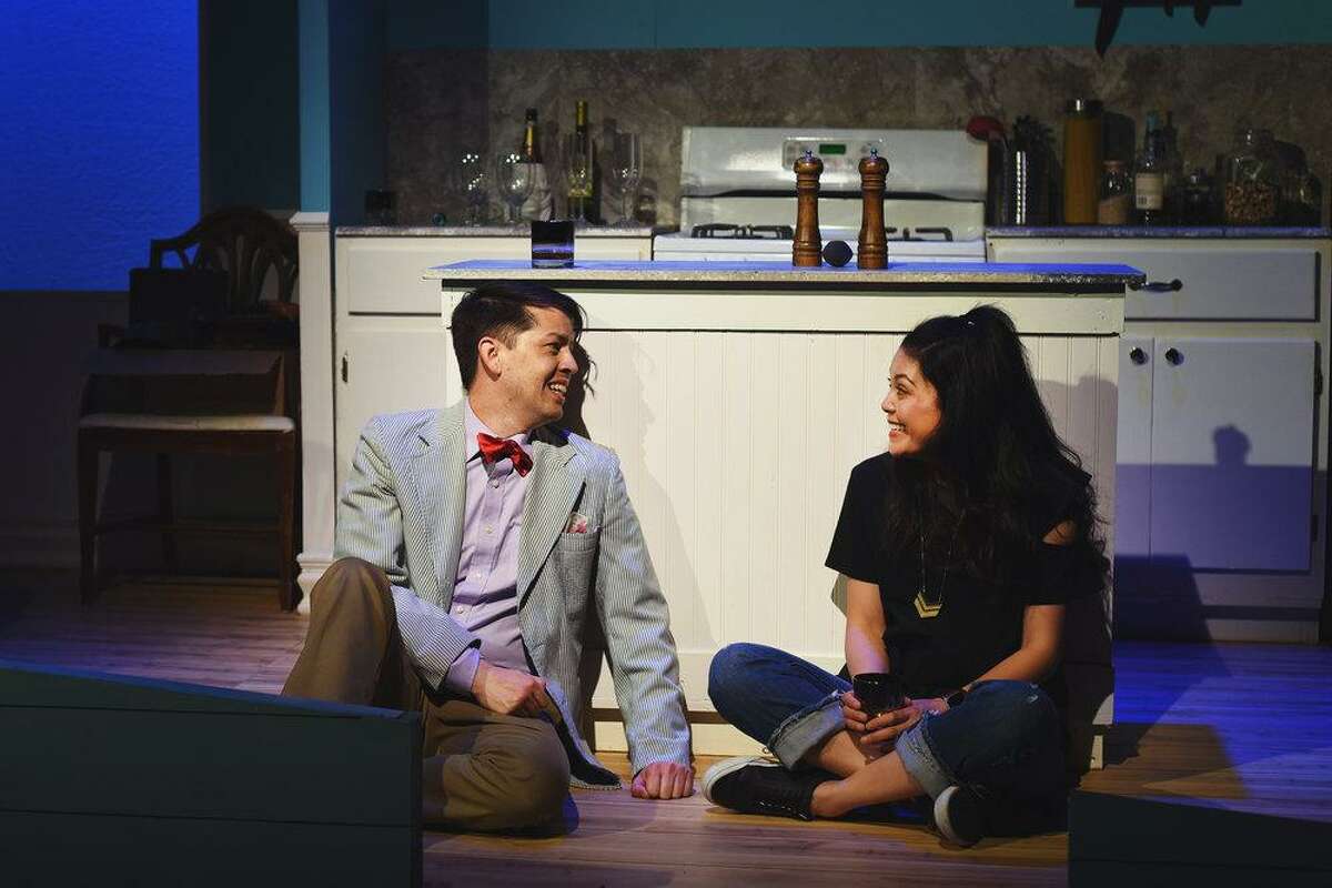 Greg Ayers as Joshua and Rinabeth Apostol as Charlotte in “Two Mile Hollow.”