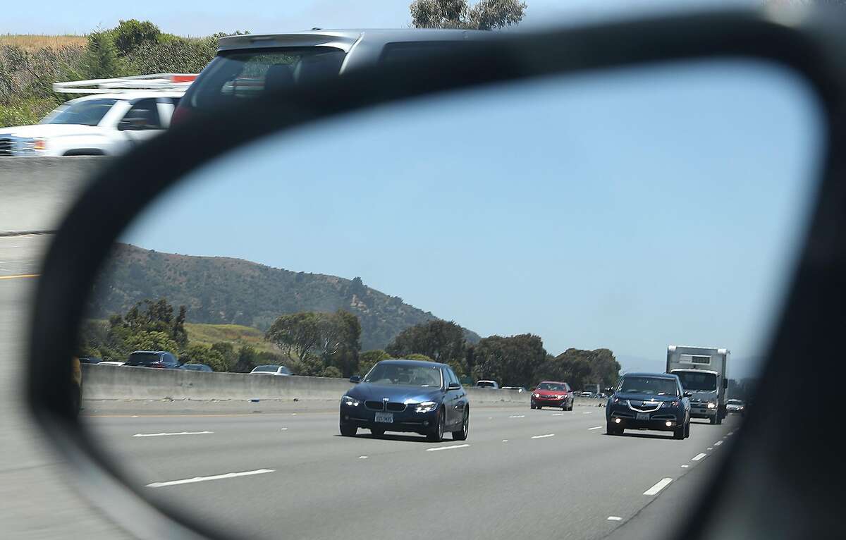 Traffic seen on highway 101 near South San Francisco on Tuesday, June 26, 2018 in South San Francisco, Calif. National and state Republicans are using the state gas tax repeal on November's ballot to get Republican voters to the polls.