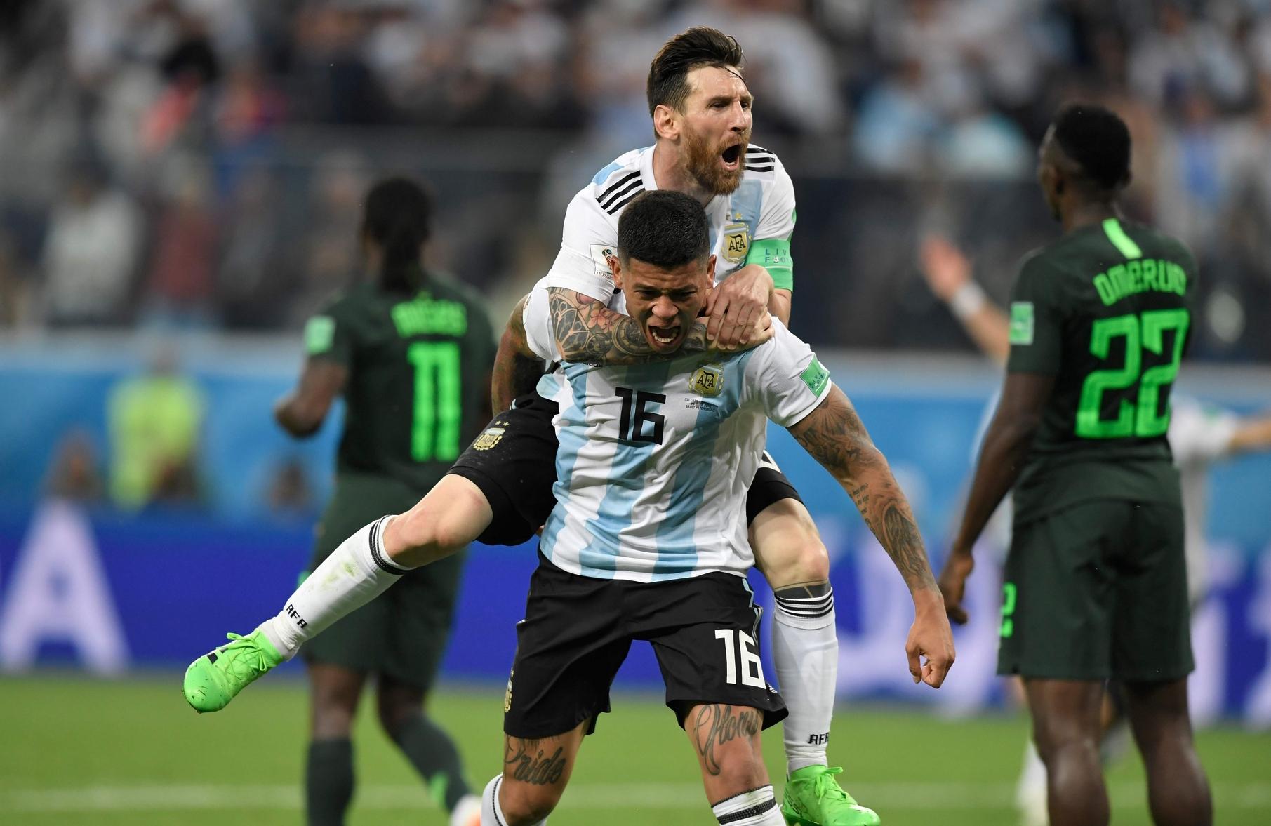 Lionel Messi of Argentina national team during the 2018 FIFA World Cup  Russia group D match between Nigeria and Argentina on June 26, 2018 at  Saint Petersburg Stadium in Saint Petersburg, Russia. (