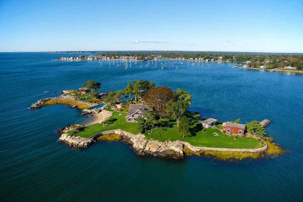 Tavern Island off Norwalk, Conn., with the property under contract to be sold in June 2018 for $8.7 million.