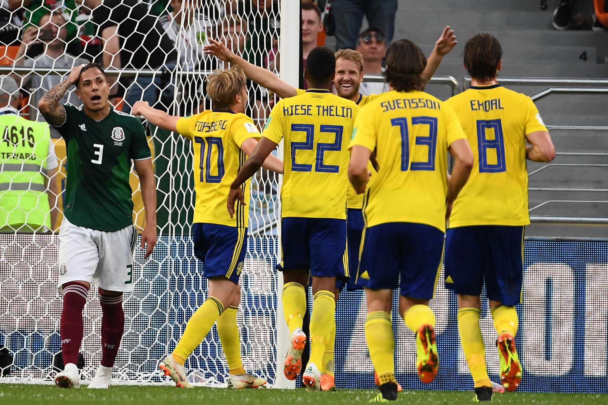 Mexico, Sweden advance from group stage; defending World Cup champ