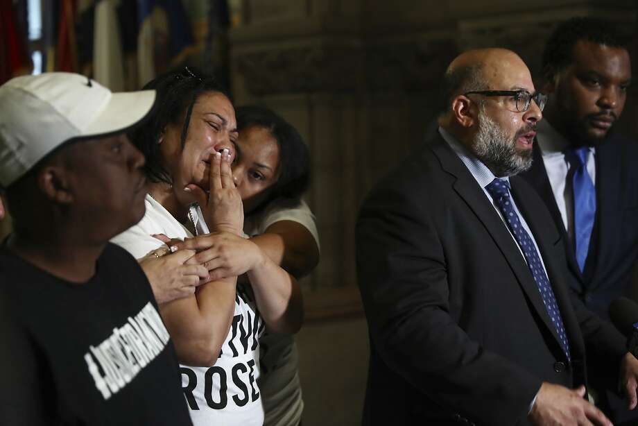 Officer Charged In Of Who Was Shot Back Sfgate Michelle Kenney Second From Left Mother Of Antwon Rose Jr Reacts As