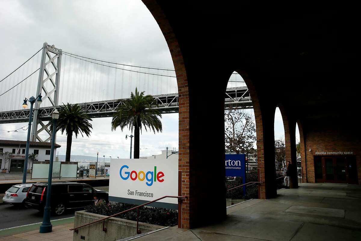 Google San Francisco and the Mozilla building, Friday, Jan. 19, 2018, in San Francisco, Calif.