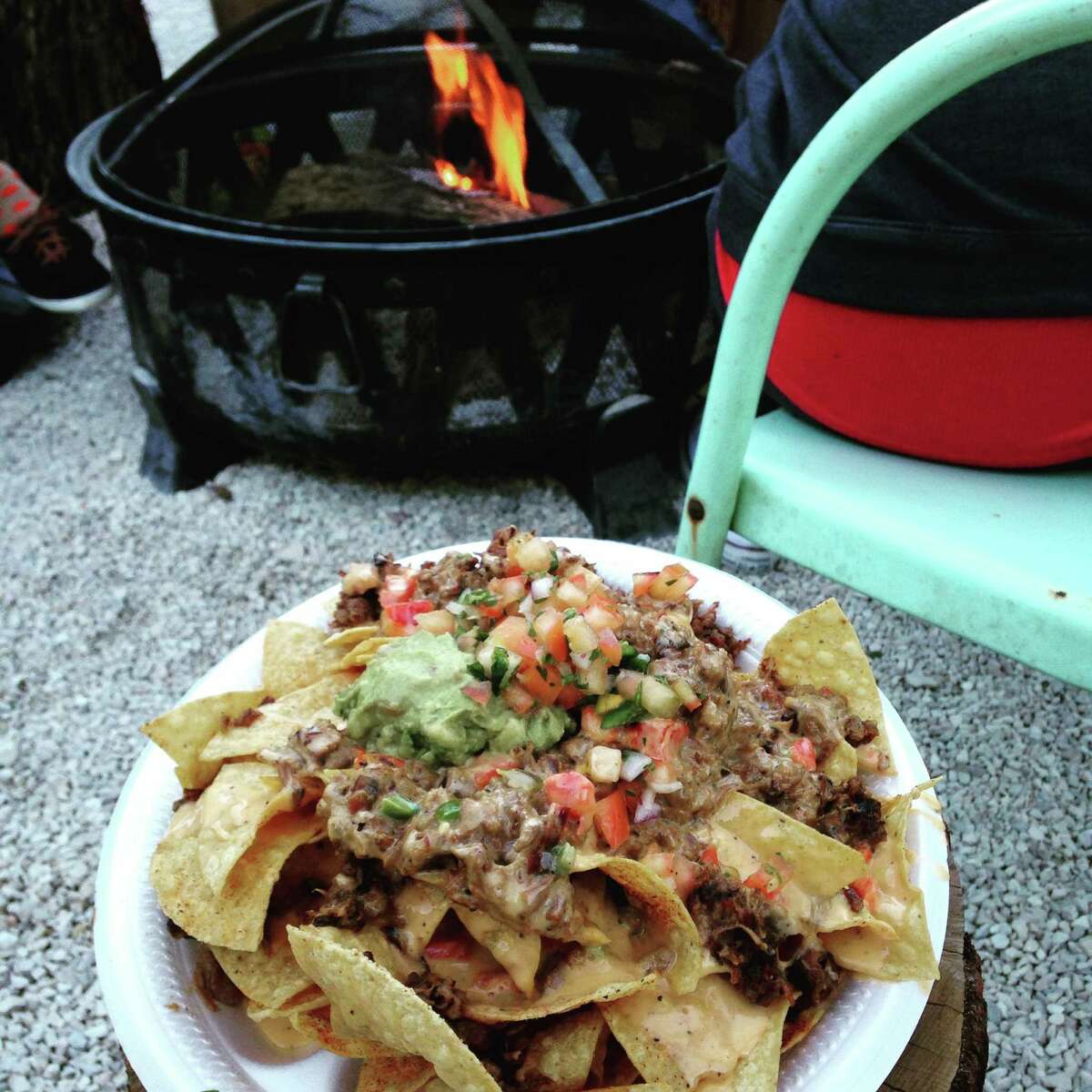 Brisket nachos from The Pigpen, 106 Pershing Ave.