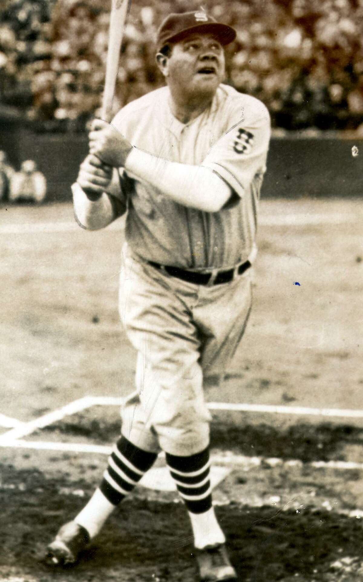 Babe Ruth Batting For The Boston Braves by New York Daily News Archive