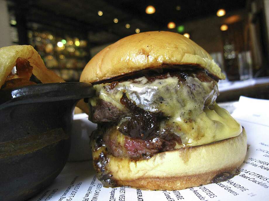 San Antonio Eatery Named One Of The 50 Best Southern Restaurants In Double Meat Blue Ribbon Burger With Beer Cheese Onion Jam And A Side Of