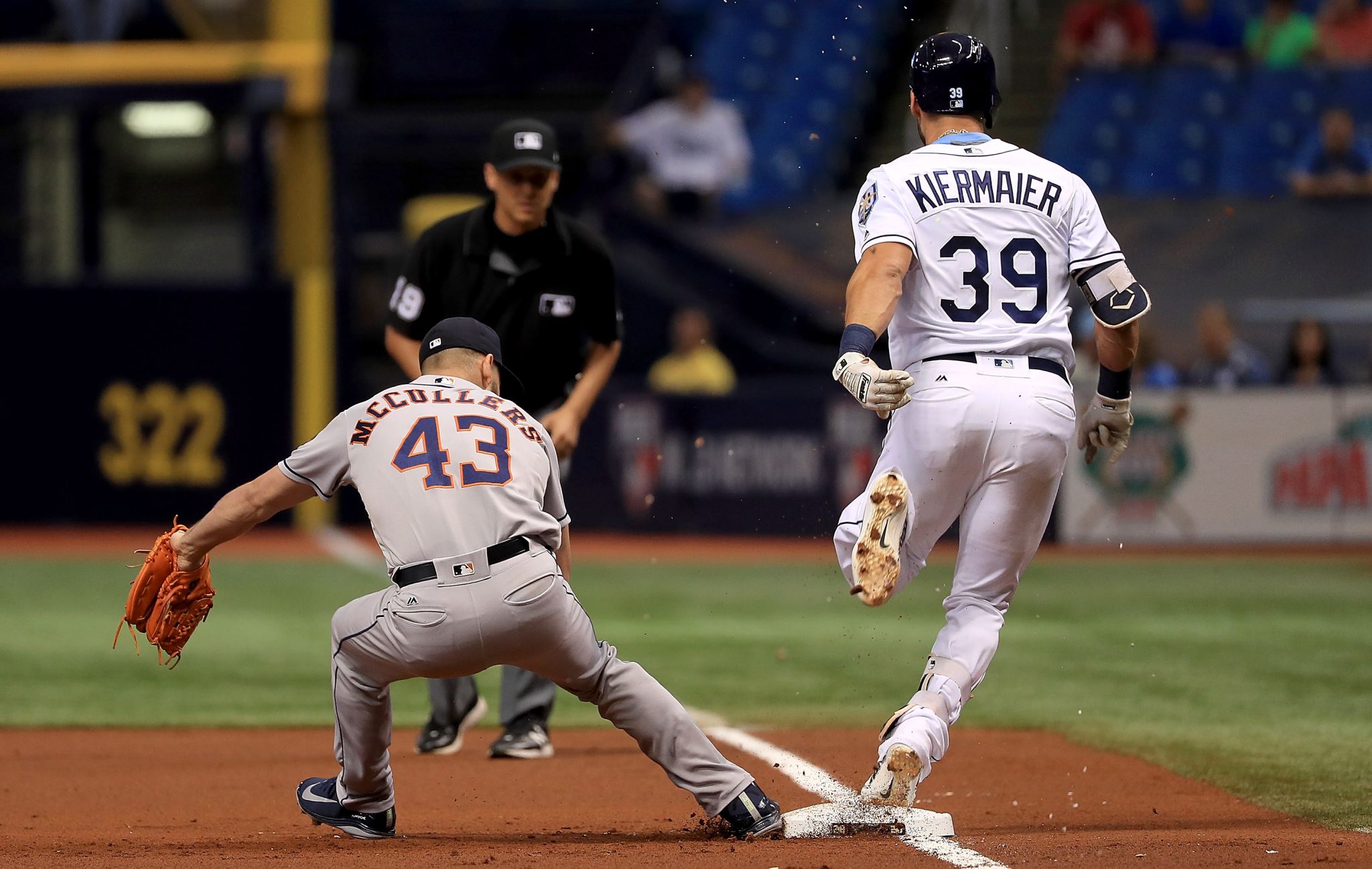 Lance McCullers Jr. #43 of the Houston Astros stands in the dugout News  Photo - Getty Images