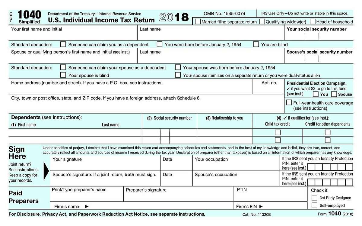 The new Form 1040 released June 29, 2018, promises simpler tax filing, according to the government.