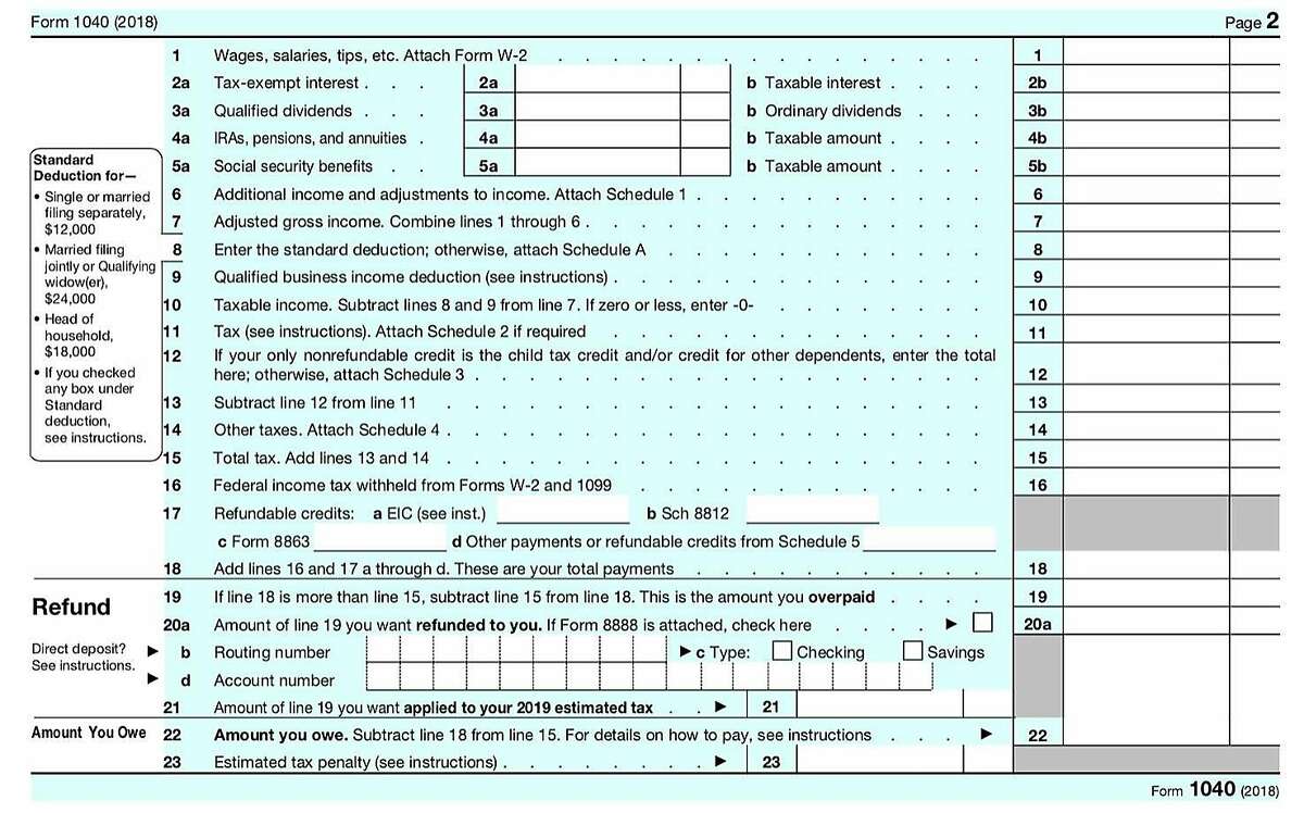 Is New 1040 Tax Form Deceptively Simple Or Just Deceptive 