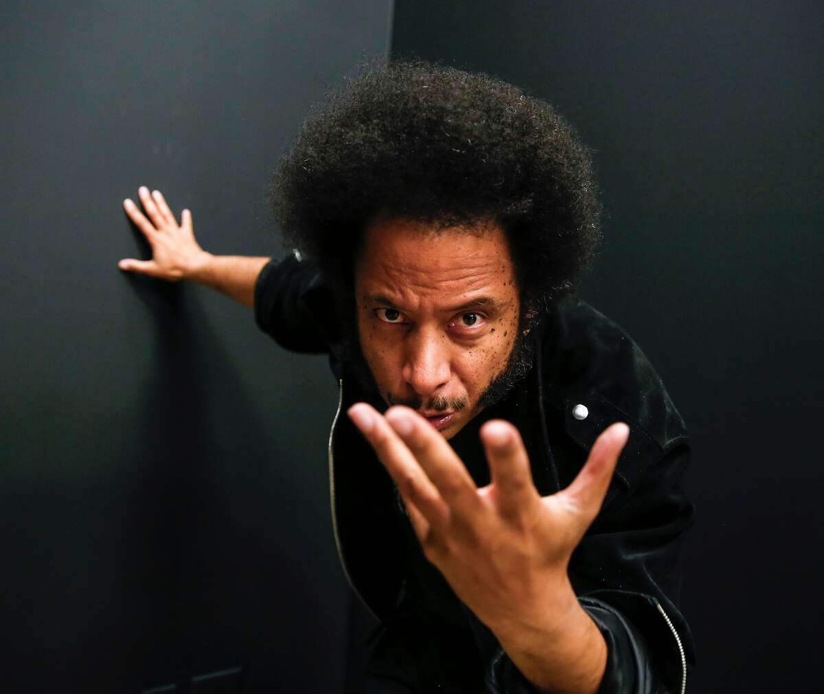 Boots Riley, director of the film, "Sorry to Bother You," is seen on Tuesday, June 26, 2018 in San Francisco, Calif.