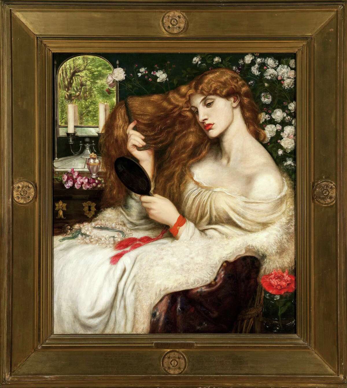 Dante Gabriel Rossetti, “Lady Lilith” (1866-1868, altered 1872-1873)