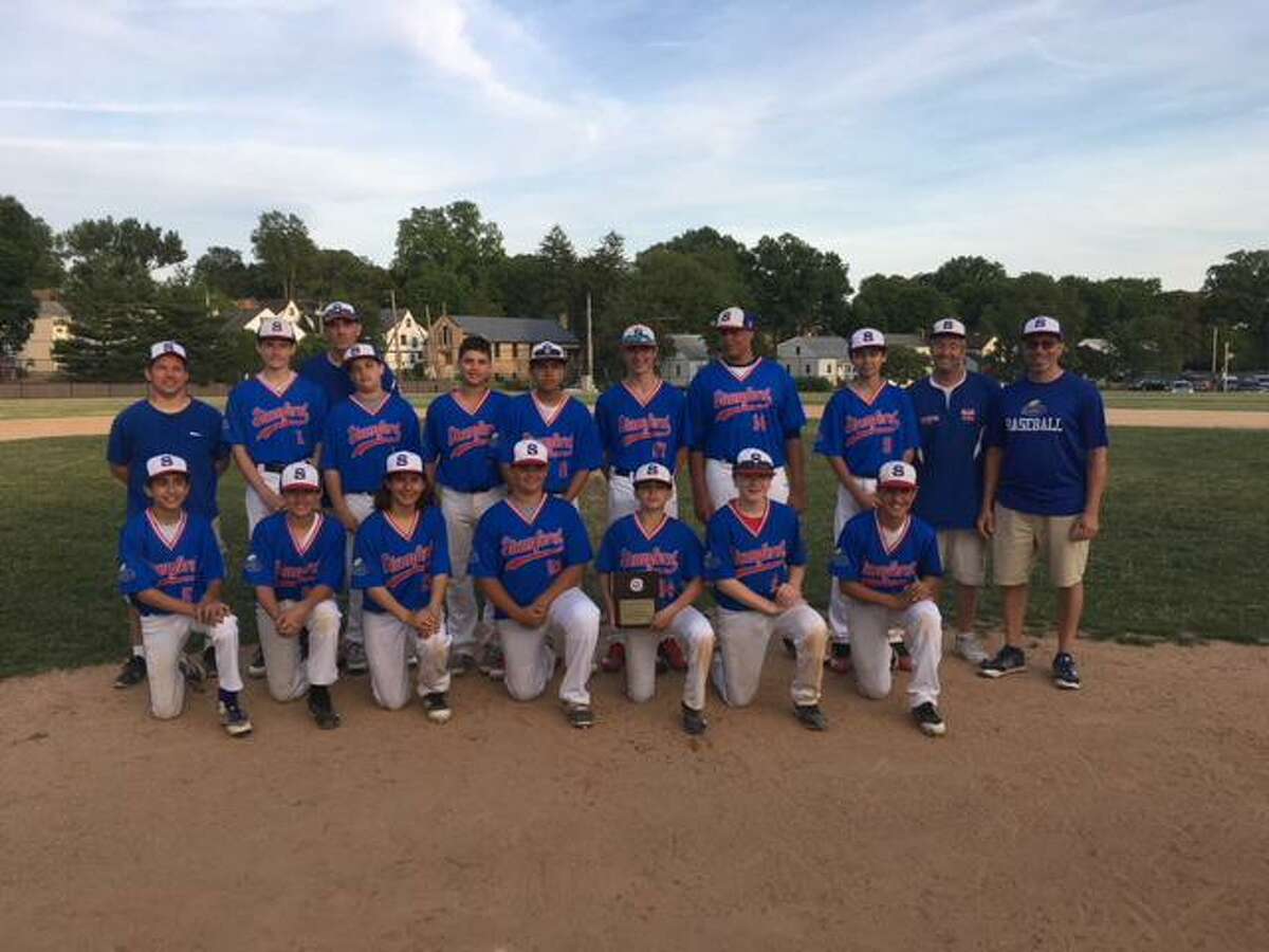 The Stamford 13-year old Babe Ruth All-Stars beat Darien in a best-of-3 series for the District 1 championship. Stamford won 6-3 in the deciding game.