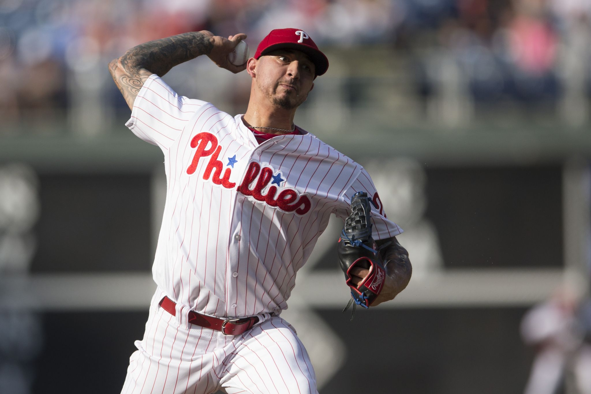 Red Sox tattoo Vince Velasquez, crush Phillies in first of three