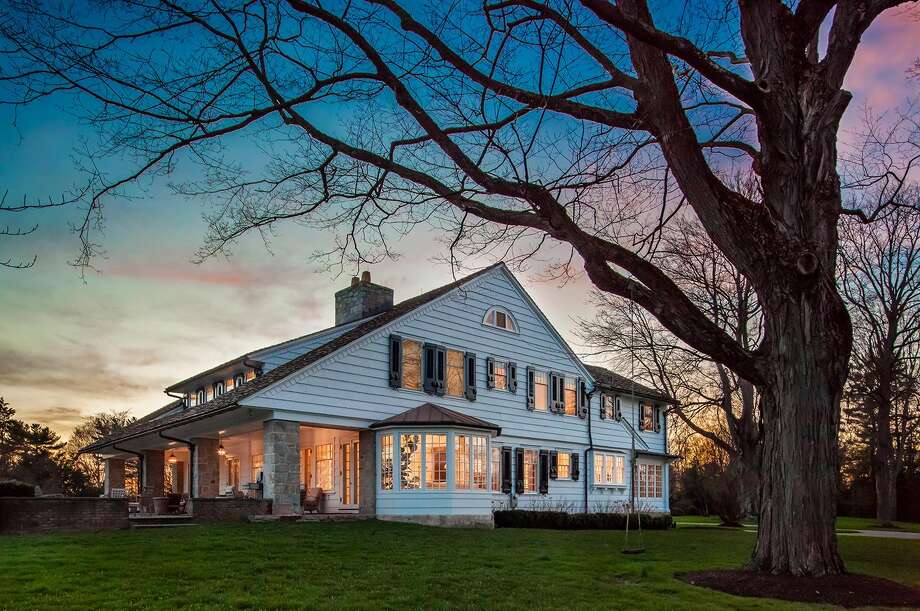 this 6,439-square-foot, 15-room house sits on a property of 4.