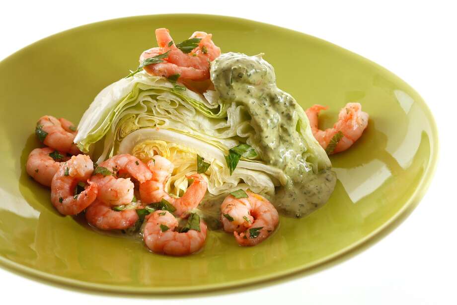 shrimp salad with green goddess dressing, from parke ulrich at
