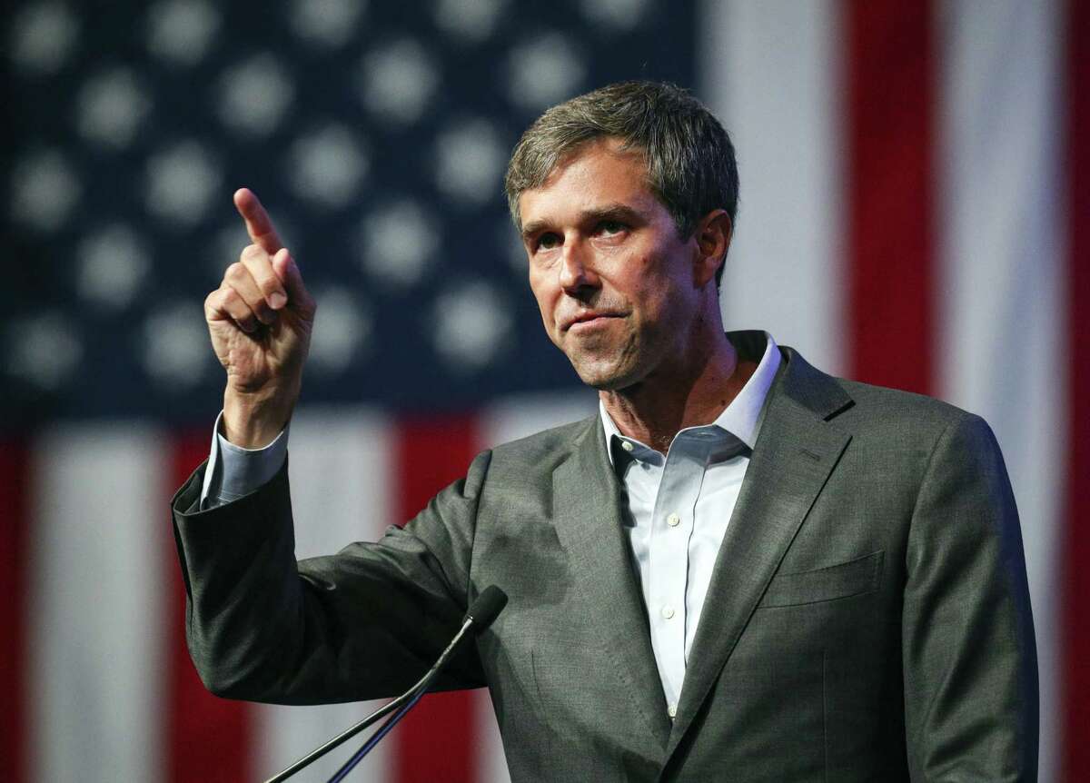 U.S. Rep. Beto O’Rourke speaks during the Texas Democratic Convention in Fort Worth recently. A reader identifies the U.S. Senate candidate as one of the good guys on immigration.
