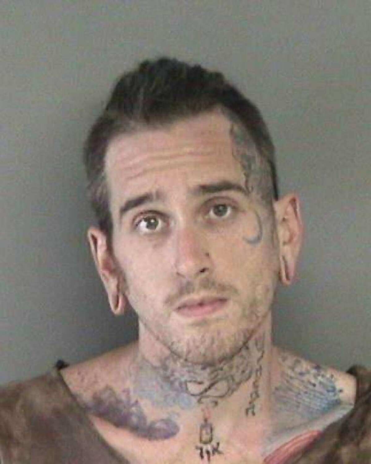 Max Harris was booked into Santa Rita Jail in Dublin, CA at 430pm on Thursday, June 8, 2017 on 36 counts of involuntary manslaughter related to the Ghost Ship fire in Oakland, Calif .