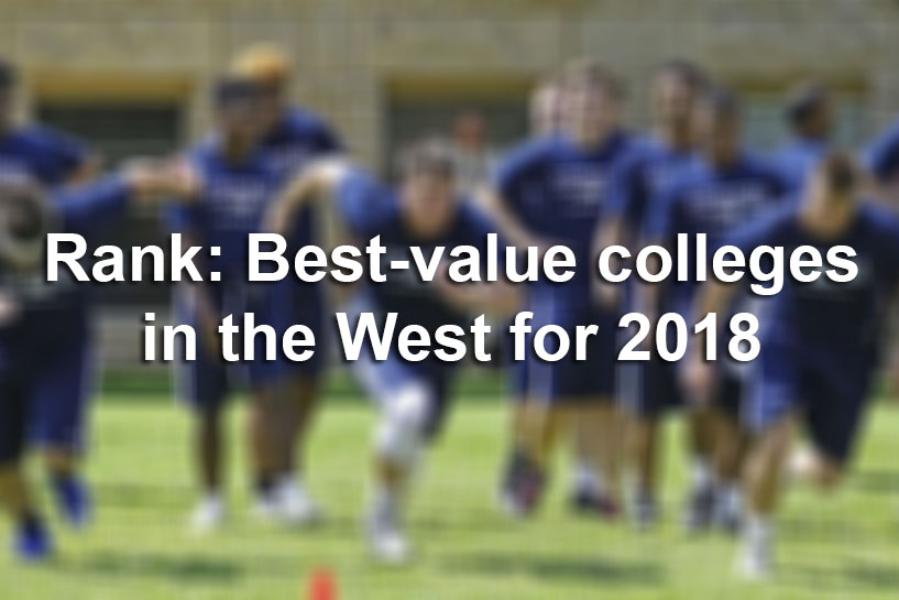 2018 bestvalue colleges in the West, according to U.S. News & World Report