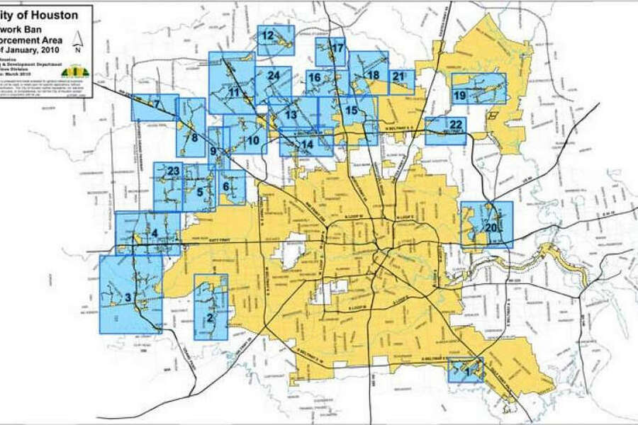 Houston City Limits Map