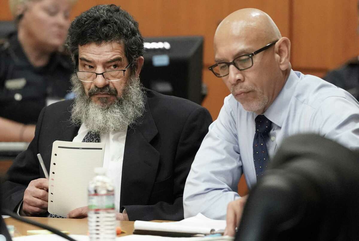 Ali Mahwood-Awad Irsan, left, is shown in court with his defense attorney Rudy Duarte, right, Monday, June 25, 2018. 