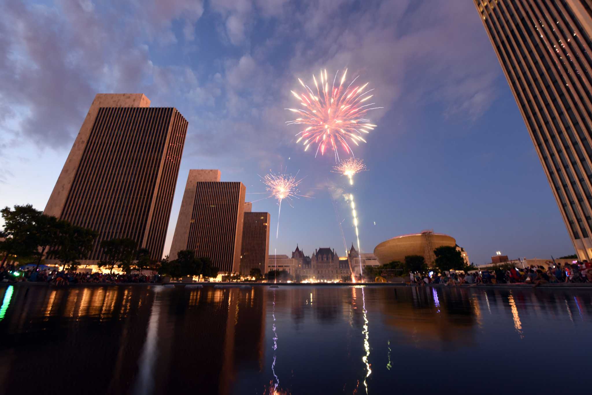 Photos Fireworks at Empire State Plaza