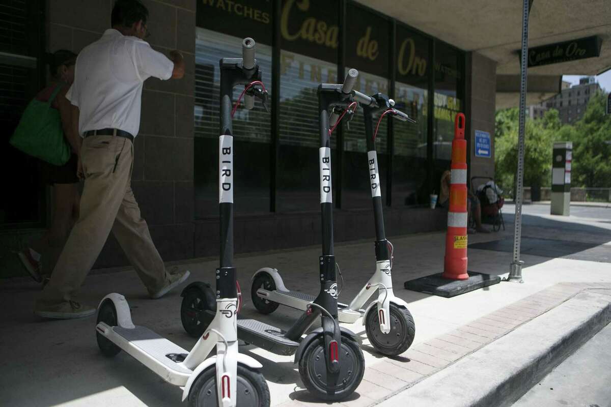 Downtown gets the Bird with funtoride scooters