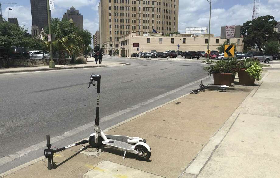 Downtown gets the Bird with funtoride scooters San Antonio ExpressNews