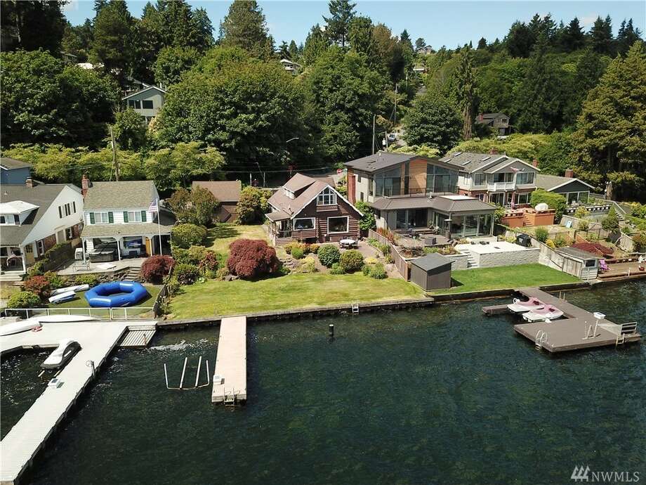 Waterfront Log Cabin On A Double Lot Yours For 2 2m Seattlepi Com