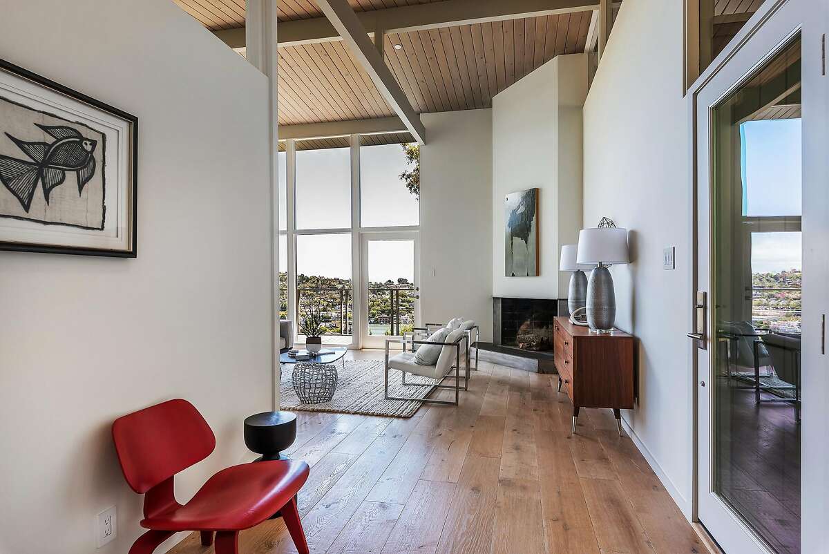 Walk Through Astounding Views Await At Updated Belvedere Midcentury