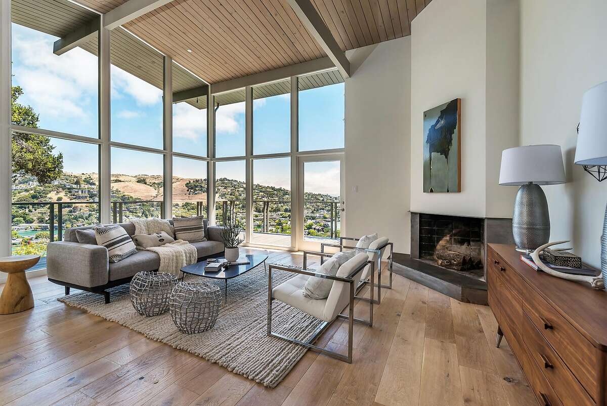 Walk Through Astounding Views Await At Updated Belvedere Midcentury